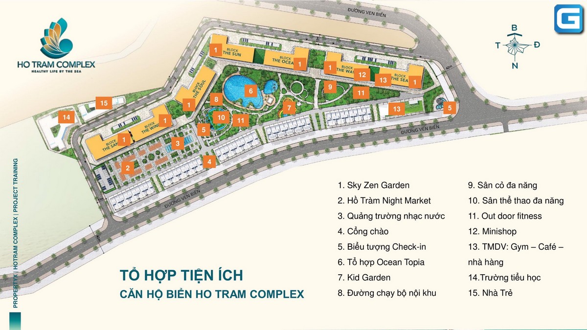 dự án căn hộ Hồ Tràm Complex