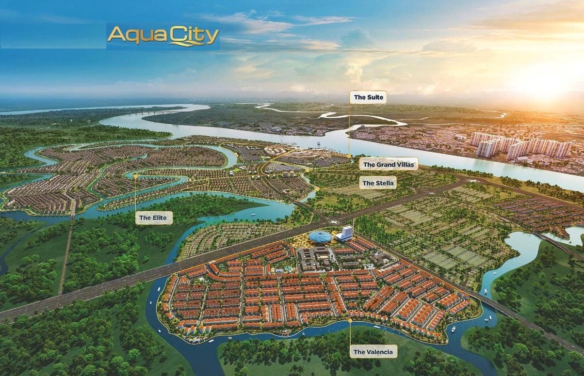 Aqua City -Giá bán Nhà Phố, Biệt Thự sinh thái tại Đồng Nai
