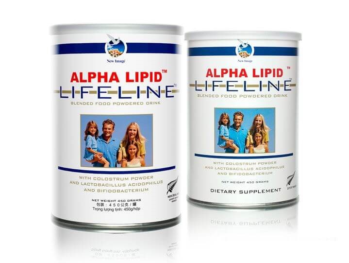 Sua non Alpha Lipid Lifeline cua Uc hop 450g