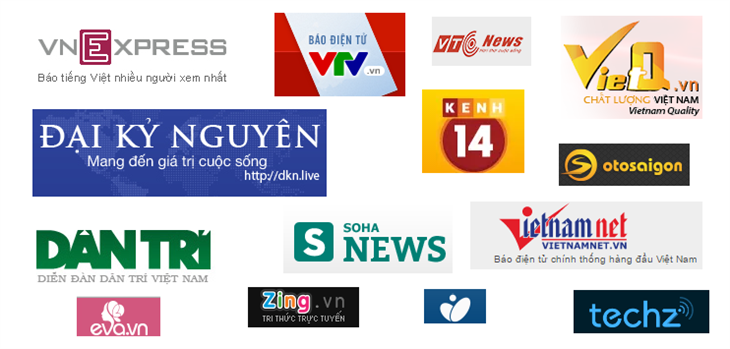 Tupo đang là đối tác của nhiều đầu báo lớn tại Việt Nam